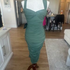 Norma Kamali Walter Midi Dress